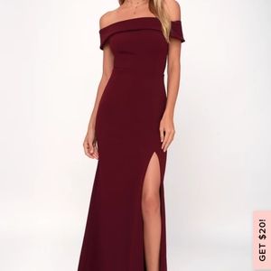 Beautiful Burgundy Gown